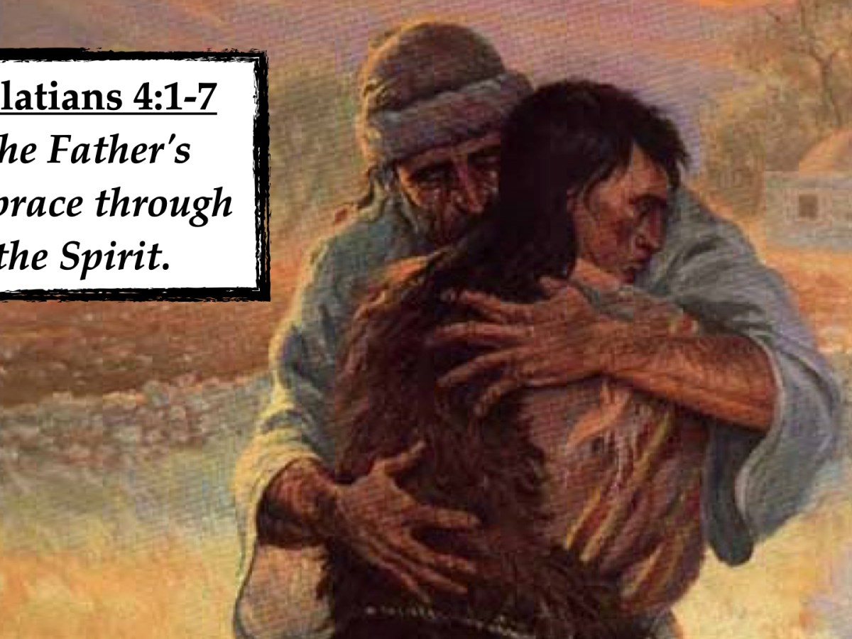 The Father’s Embrace through the Spirit. (Galatians&nbsp;4:1-7)